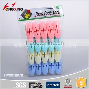 Colorful Plastic Clothes Pegs Set for Underware 20 Pegs thumbnail-3