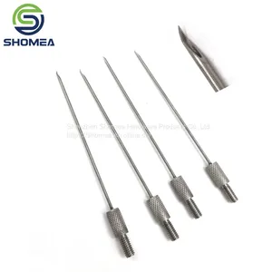 Shomea Customized Small Diameter 304/316 Small Stainless Steel Curling Needle With Huber thumbnail-2