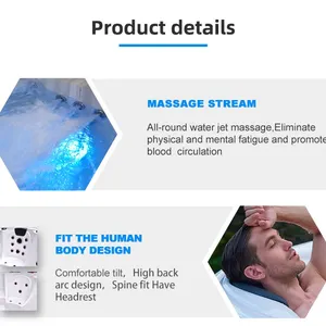 JOYSPA Outdoor Bathtubs Spa Hot Tubs JY8803 2 Persons Garden Hot Tub Pool thumbnail-4