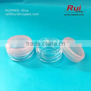 Mini Cosmetic Cream Jar, Clear Facial Cream Jar, Plastic Jar 10ml 15ml 20ml thumbnail-2