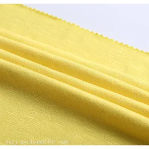 Premium Cotton Slub Single Jersey Knitted Fabric - Natural Textured Feel With Vibrant Color Options at Factory Direct Pricing thumbnail-5
