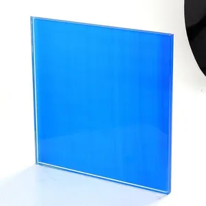 0.38mm Ocean Blue Pvb Film, Interlayer for Glass, Blue Opaque Laminated Glass Film thumbnail-2