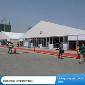 Rental of Large Tents, Construction of Aluminum Alloy Glass Marquees, Rental of Large Red Wedding Marquees thumbnail-3