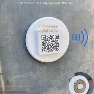 Rfid Magnetic Electronic Tags, Strong Magnetic Adsorption, Reusable, Uhf, Long-distance Identification thumbnail-1