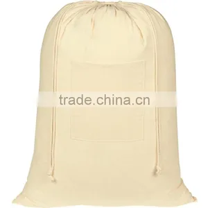 Custom LOGO Natural Cotton Laundry Bag Extralarge thumbnail-1