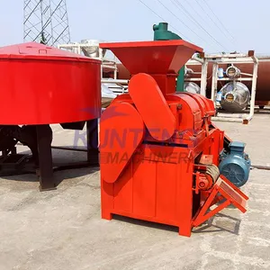Smoke Free Industrial Wood Sawdust Sponge Iron Coconut Shell Fire Log Charcoal Briquette Machine EPC thumbnail-3