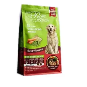 Custom Logo PE Plastic Film Laminate Stand Up Pouch Disposable Biodegradable Sealed Mylar Dog Pet Food Packaging Bag thumbnail-4