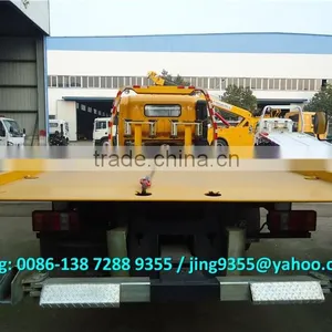HOWO 3800mm Wheelbase Cheap Wrecker Tow Truck, L5600*W2300 Flatbed Wrecker Towing Truck on Sale in Africa thumbnail-5