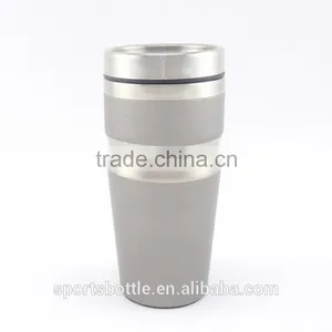 Fashion Office Design Double Wall Steal Inner Travel Mug/ Auto Mug thumbnail-3