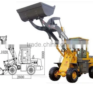 XD918F 4.5M 0.8Ton High Dump Wheel Loader China Agricultural Equipment thumbnail-1