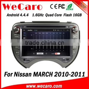 Wecaro WC-NM7043 Android 4.4.4 Radio Gps 1024 * 600 for Nissan March Car Dvd With Gps WIFI 3G 16GB Flash thumbnail-1