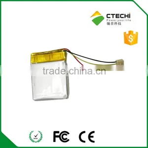 3.7v Nominal Voltage and Li-polymer Battery 402025 140mAh thumbnail-1