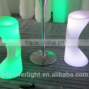 New PE Plastic Bar Stool With LED Light & Remote Control YXF-3884 thumbnail-6