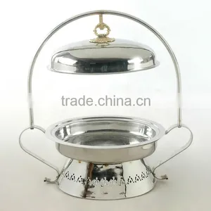 Steel Cheffing Dish, Wedding & Party Utensils, Food Serving Dish, Hot Keeping Dish, Catering Item, Hotel & Restaurant Utensils thumbnail-1