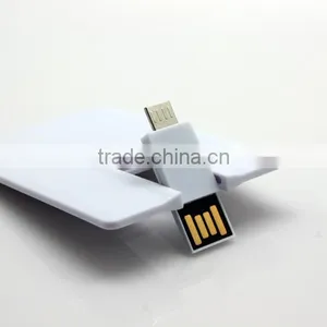 Business Card USB Drives OTG 16gb 32gb With Logo Printed for Android Mobile thumbnail-1