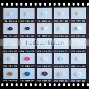 12L Burgundy Color Round 4-Holes Plating Eco-Friendly Shirt ABS Button thumbnail-5