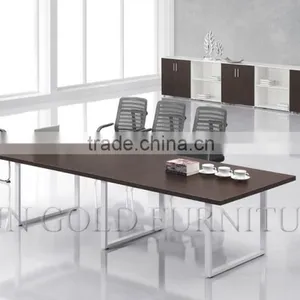 Rectangular Wooden Melamine Boardroom Table Conference Table of Modern Apperance (SZ-MT085) thumbnail-1