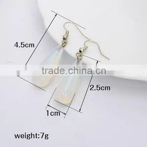 2016 New Factory Direct Natural Stone Opal Drop Earrings SMJ0153 thumbnail-2