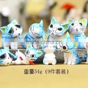 Home Decor Plastic Cat Crafts Figure Ornament thumbnail-5