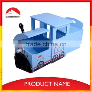 Train Design Wooden Kids Table and Chair Set thumbnail-1
