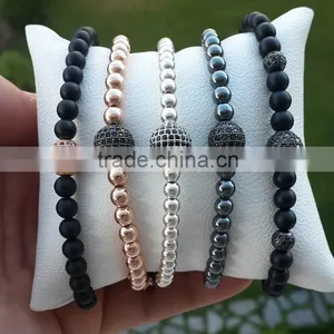 Newest Fashion Beads Man Wrap Bracelet and Braided Rope Bracelet thumbnail-1