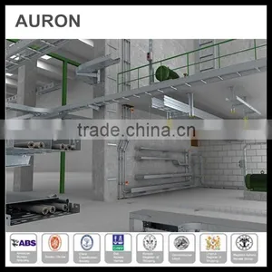 AURON/HEATWELL ss Steel Power Cable Channel Bridge/ Carbon Steel Electric Wire Coupling / ss Electric Cable Wall Tray Bracket thumbnail-1