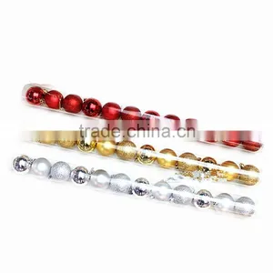 Hot Custom Logo Promotional Plastic Christmas Ball thumbnail-1