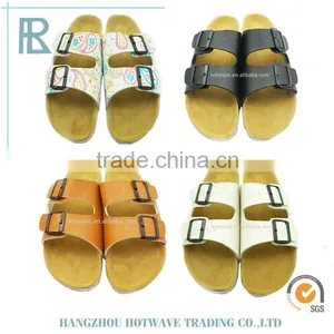 2016 Cheap Wholesale in China Buckle Strap Thin Cork Sole Sandals thumbnail-1