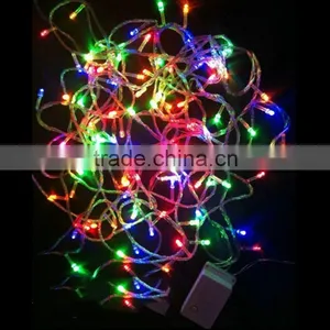 110V 220V Colorful Christmas Led Lighting 10m 100 Leds for Holiday/Party/Wedding/Decoration Blue/Green/White/Red/RGB/Yellow/Purp thumbnail-1
