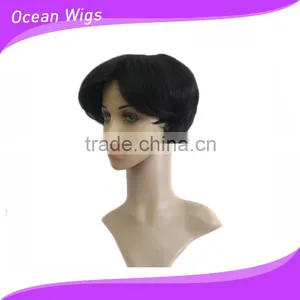 Soft and Smooth China Short Style Human Hair Wig for Black Women thumbnail-3