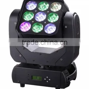 Cheap 9pcs 3*3 4 in 1 Led Matrix Moving Head Beam Stage Light thumbnail-2