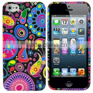 Colorful TPU Soft Case Cover Skin With Mystery Tribe Totem Print for IPhone 5 5G thumbnail-1