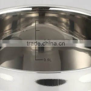 6pcs High Quality Straight Body Stainless Steel Cookware Set-MSF-3941 thumbnail-3