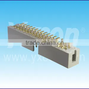 China Supplier 2.54mm Pitch Superior Quality Double Row SMT/ SMD Box Header thumbnail-1