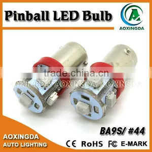 #44 #47 3528 6.3V AC DC Pinball Led Bulb Red thumbnail-1