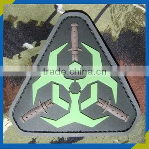 Custom Individual 3D Soft Embossed Minitary Sword Pvc Rubber Patchs thumbnail-1