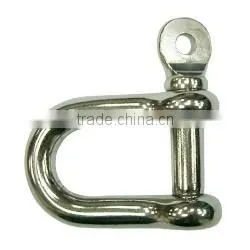 1" Stainless Steel D Shackle thumbnail-1