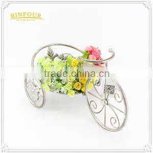 Antique Silver Iron Powder Coated Garden Planter thumbnail-2