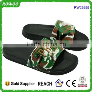 New Design Men Bathroom Slippers Soft Customized Logo Slides Indoor Flat Sandals thumbnail-5