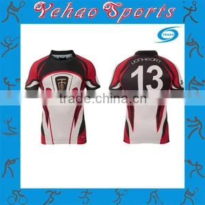 Toulon Blank Rugby Shirt Rugby Uniform Sportswear thumbnail-1