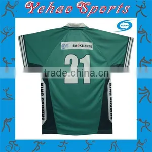 Custom Rugby Team Polo Collar Rugby Jersey With Sponsor Logo thumbnail-2