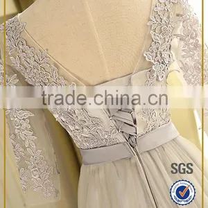 Hot! 2016 OEM Fashion Backless Evening Dresses V Neck Sexy Lady Dress Quality Choice thumbnail-5