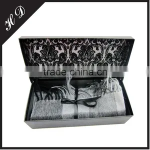 Wholesale Luxury Custom Ccarf Gift Box With Ribbon thumbnail-1