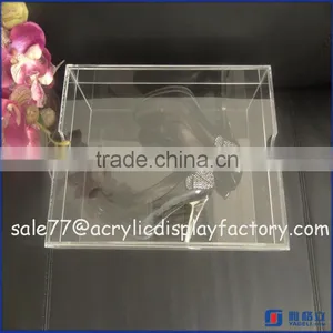 Transparent Customized High End Quality Stackable Empty Acrylic Clear Shoe Boxes With Lid thumbnail-1
