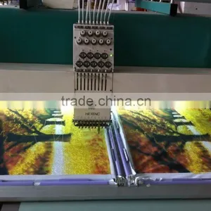 4 Heads 9 Colors Computerized Flat Embroidery Machine thumbnail-2