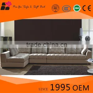 Top Quality Modern Cream Color Leisure Style Sectional Sofa Set for Living Room thumbnail-1
