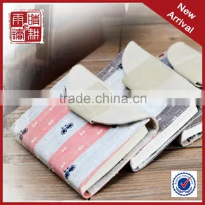 Fabric Cover Magnetic Notebook With Grid Inside Pages thumbnail-3