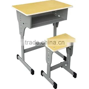 Primary Adjustable School Student Desk With Square Stool TF-A-813 thumbnail-1