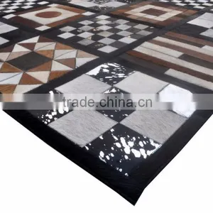 Hair-On Cowhide Leather Carpet M-82 thumbnail-2