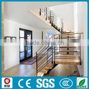 High Quality Interior U Shape Oak Wooden Staircase, Stair Factory---YUDI thumbnail-3